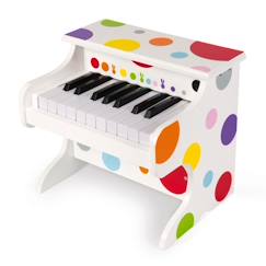 Jouet-Activités artistiques et musicales-Piano électronique en bois JANOD Mon premier piano électronique (bois) - Dès 3 Ans