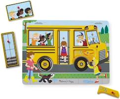 Jouet-Puzzle Sonore The Wheels On The Bus 6 Pièces - Melissa & Doug - Jeux/Jouets - Scène de vie - Mixte