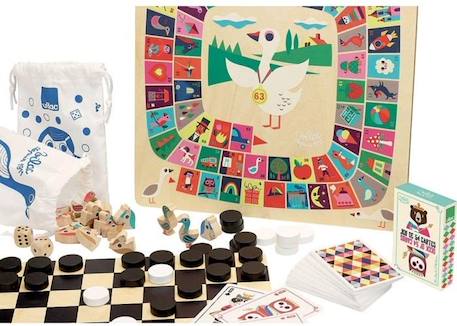 Coffret Multi-Jeux - Vilac - Ingela P. Arrhenius - Bleu - 4 ans et plus - Jeu de société BLEU 5 - vertbaudet enfant 