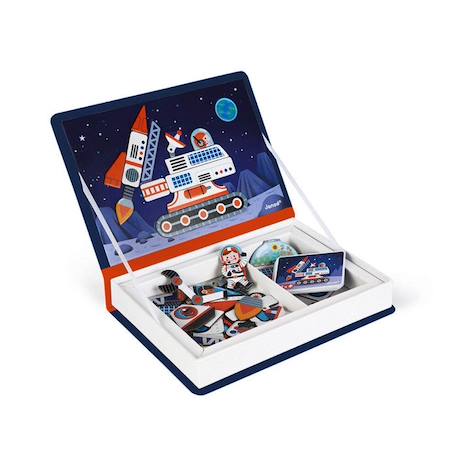 Jeu Magnétique - JANOD - Magnéti'book Cosmos - Espace - 52 magnets BLEU 3 - vertbaudet enfant 