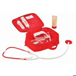 Jouet-Mallette de médecin - HAPE - Doctor on call - Mixte - A partir de 3 ans - Rouge