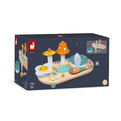 Table Musicale Pure JANOD - Jouet en Bois pour Bébé - Dès 12 Mois ORANGE 6 - vertbaudet enfant 