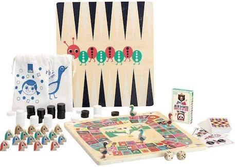 Coffret Multi-Jeux - Vilac - Ingela P. Arrhenius - Bleu - 4 ans et plus - Jeu de société BLEU 2 - vertbaudet enfant 