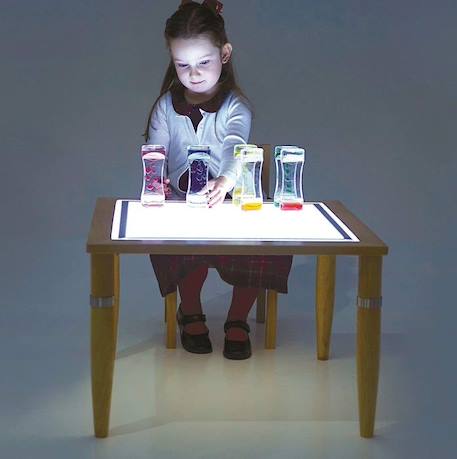 TickiT - Table lumineuse en bois - COMMOTION BLANC 2 - vertbaudet enfant 