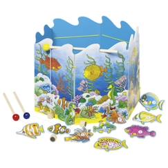 Jouet-Jeux de plein air-Jeux de plage-Jeu de pêche à aimants GOKI - 56884 - 19 pièces - Pour enfant de 3 ans et plus