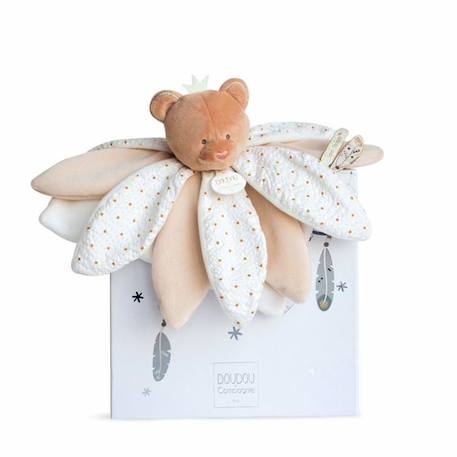 Doudou pétales ours Attrape Rêves 26 cm BEIGE 1 - vertbaudet enfant 