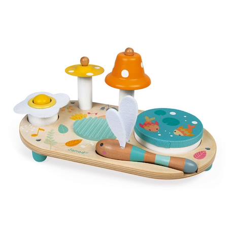 Table Musicale Pure JANOD - Jouet en Bois pour Bébé - Dès 12 Mois ORANGE 5 - vertbaudet enfant 