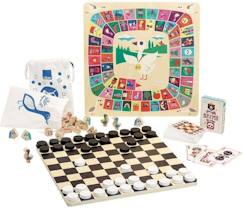 Jouet-Coffret Multi-Jeux - Vilac - Ingela P. Arrhenius - Bleu - 4 ans et plus - Jeu de société