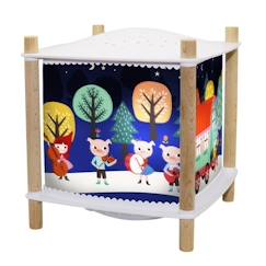 Linge de maison et décoration-Décoration-Luminaire-Veilleuse-Veilleuse Lanterne - TROUSSELIER - Petit Chaperon Rouge - Bois - Bleu - Enfant - Mixte - 3 ans