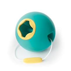 Jouet-Jeux de plein air-Jeux de plage-Jeu de plage - QUUT - Seau Ballo - Turquoise/Jaune - Pour enfant de 2 ans et plus