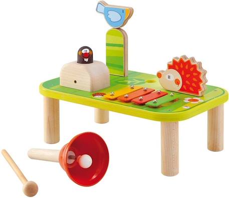 Jouet musical - SEVI - Mini table musicale 82807 - Sons et couleurs VERT 2 - vertbaudet enfant 