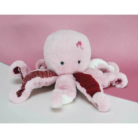 Histoire d'Ours - Peluche Pieuvre rose - DOUDOU ET COMPAGNIE ROSE 2 - vertbaudet enfant 