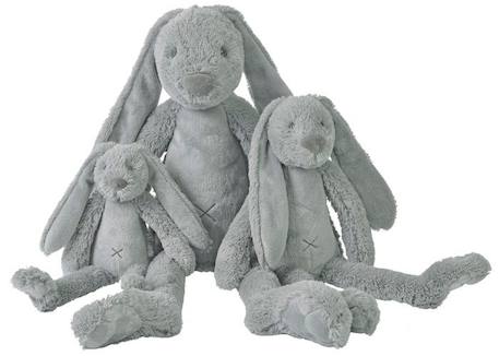 Happy Horse - Peluche Lapin Richie gris clair 38 cm GRIS 2 - vertbaudet enfant 