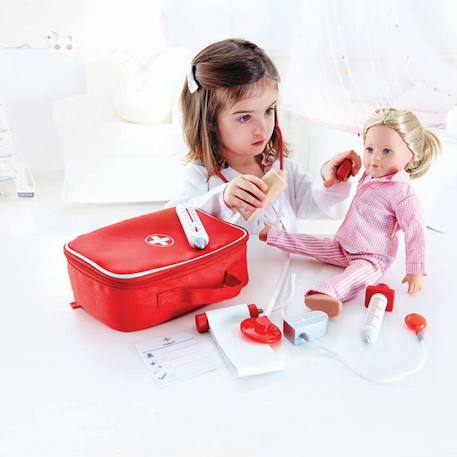 Mallette de médecin - HAPE - Doctor on call - Mixte - A partir de 3 ans - Rouge ROUGE 3 - vertbaudet enfant 