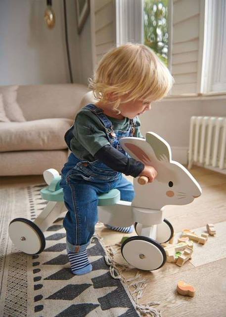 Draisienne à 4 Roues Junior Blanc - Tender Leaf Toys - Loopfiets BLANC 4 - vertbaudet enfant 