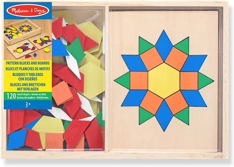 MELISSA & DOUG - Blocs Et Planches De Motifs JAUNE 5 - vertbaudet enfant 