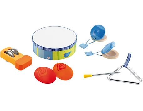 Ensemble de 5 instruments à percussion - SEVI - pour enfants à partir de 2 ans BLANC 1 - vertbaudet enfant 