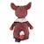 Peluche 43 cm melimelos la biche les deglingos MARRON 3 - vertbaudet enfant 