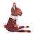 Peluche 43 cm melimelos la biche les deglingos MARRON 2 - vertbaudet enfant 