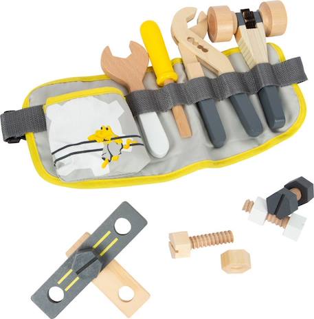 Small Foot Belt avec outils en bois MULTICOLORE 1 - vertbaudet enfant 