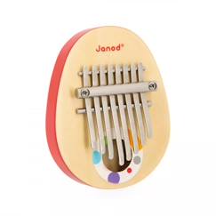 Jouet-Activités artistiques et musicales-Kalimba - JANOD - Gamme Confetti - 8 Clés En Métal - Jouet D'Imitation Musicale - Eveil Musical - Dès 3 Ans