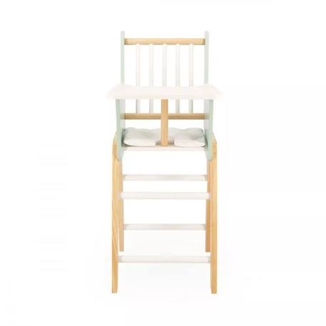 Chaise Haute en Bois JANOD pour Poupons jusqu'à 42 cm - Jouet d'Imitation en Bois FSCTM - Mixte - Dès 3 ans VERT 2 - vertbaudet enfant 