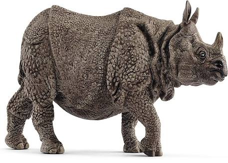 Figurine Rhinocéros indien - SCHLEICH - Pour Enfant - Couleur Beige - A partir de 4 ans BEIGE 1 - vertbaudet enfant 