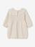 Robe à collerette en tricot bébé beige chiné 2 - vertbaudet enfant 