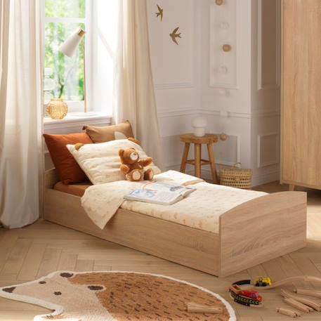 Housse de couette 100x135cm et taie d'oreiller en coton beige BEIGE 3 - vertbaudet enfant 