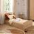 Housse de couette 100x135cm et taie d'oreiller en coton beige BEIGE 3 - vertbaudet enfant 