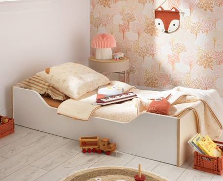 Housse de couette 100x135cm et taie d'oreiller en coton beige BEIGE 2 - vertbaudet enfant 