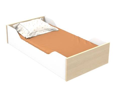 Kit d'évolution lit bébé à lit junior 140x70 Nature BLANC 2 - vertbaudet enfant 