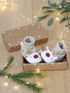 Chaussures-Chaussures bébé 17-26-Chaussons-Chaussons de Noël Rennes