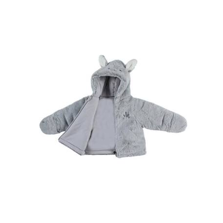 Veste Groloudoux® à capuche, GRIS 2 - vertbaudet enfant 