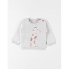 -Pull girafe en tricot chiné