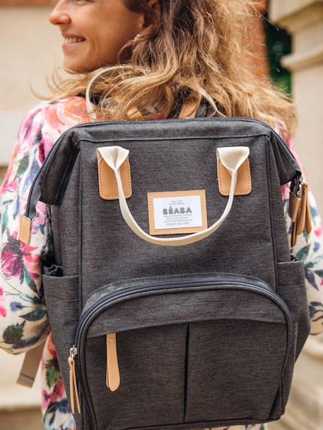 Sac à dos à langer BEABA Wellington Blue marine+gris chiné+Heather grey+vert sauge 9 - vertbaudet enfant 