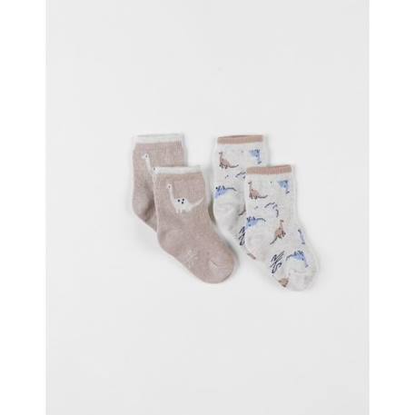 Set de 2 paires de chaussettes en tricot BLEU 3 - vertbaudet enfant 