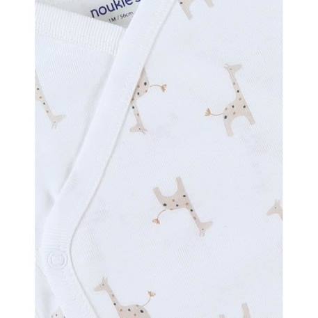 Body croisé girafes blanc BLANC 3 - vertbaudet enfant 