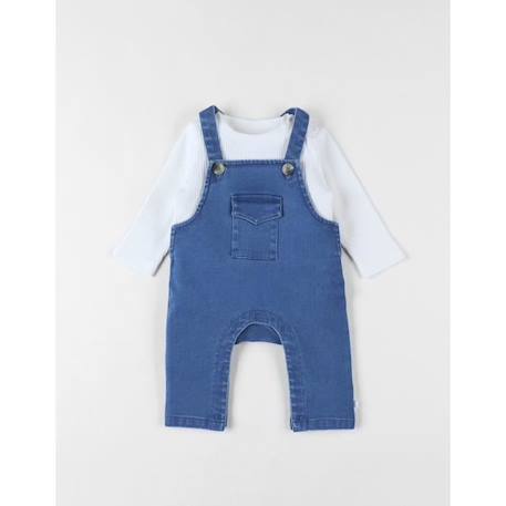 Set salopette + t-shirt BLEU 3 - vertbaudet enfant 