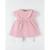 Set robe en jersey gaufré, legging, écru,Rose clair ROSE 3 - vertbaudet enfant 