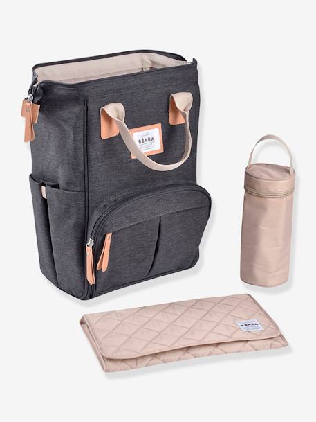 Sac à dos à langer BEABA Wellington Blue marine+gris chiné+Heather grey+vert sauge 15 - vertbaudet enfant 