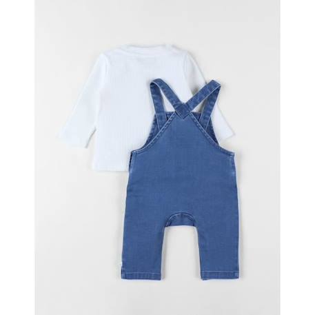 Set salopette + t-shirt BLEU 2 - vertbaudet enfant 