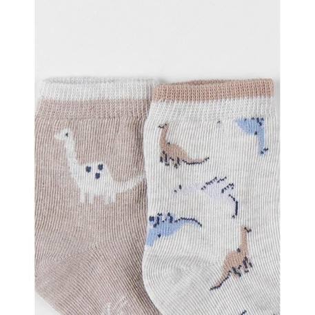 Set de 2 paires de chaussettes en tricot BLEU 4 - vertbaudet enfant 