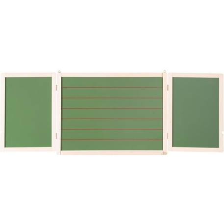 Tableau Enfant - Triptyque - Double Face Magnétique et Craie - ROBA VERT 1 - vertbaudet enfant 