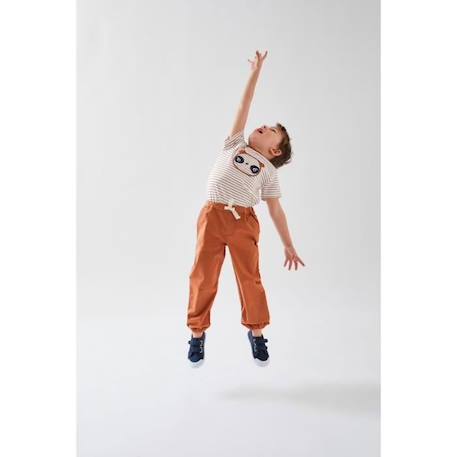 Pantalon en twill, caramel MARRON 4 - vertbaudet enfant 