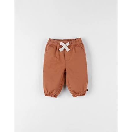 Pantalon en twill, caramel MARRON 1 - vertbaudet enfant 