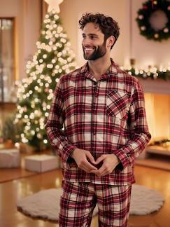 Vêtements de grossesse-Pyjama, homewear-Pyjama homme flanelle Noël