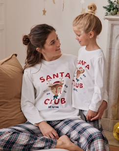 Pyjama de Noël femme "Santa Club" capsule famille  - vertbaudet enfant