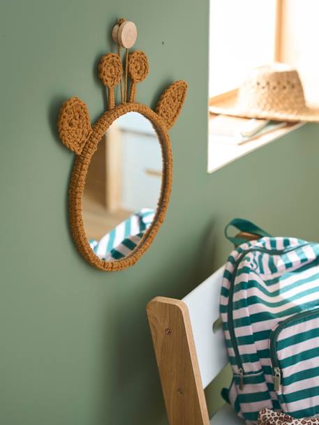 Miroir girafe tricot camel 1 - vertbaudet enfant 