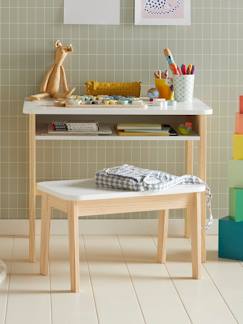 Chambre et rangement-Bureau + tabouret maternelle ÉCOLIER